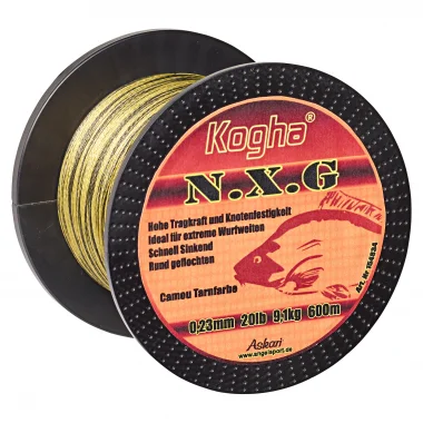Kogha Carp Geflechtschnur Carp Link N.X.G (camou-grün, 600 m) Top-Seller