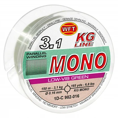 Beliebt WFT Angelschnur Mono (low vis green)