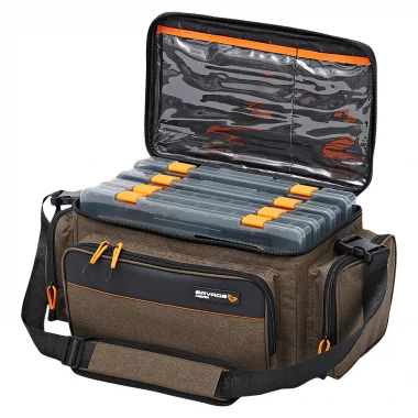 Savage Gear Schultertasche System Box Bag (Modell L) Neue Kollektion
