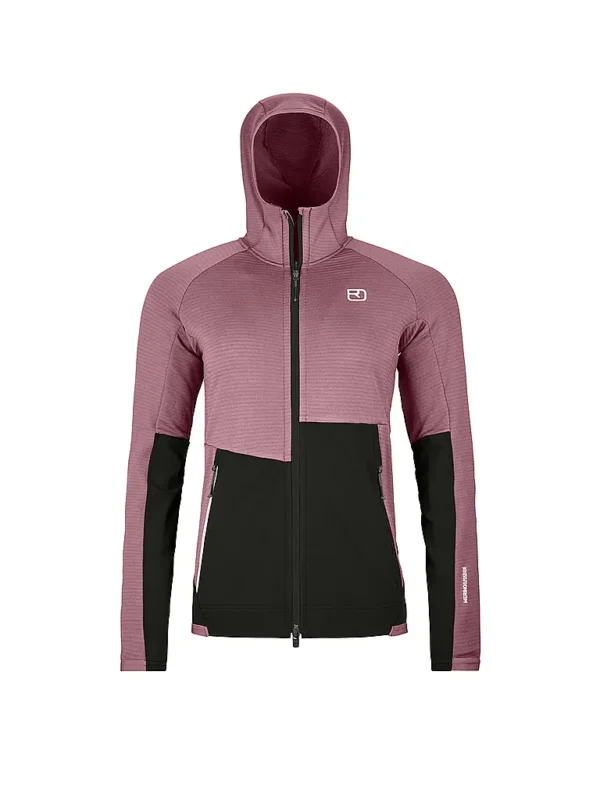 Neue Kollektion ORTOVOX Damen Fleecejacke Rib Hoodie