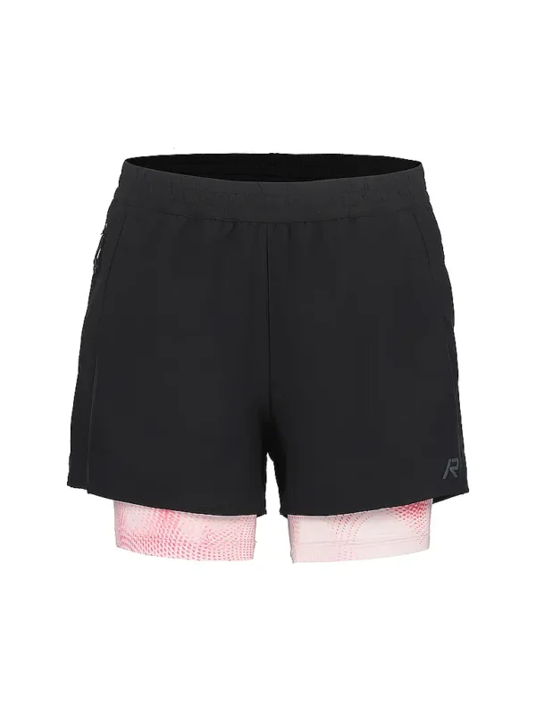 RUKKADamen Laufshorts Makela 2in1 Print Top-Seller
