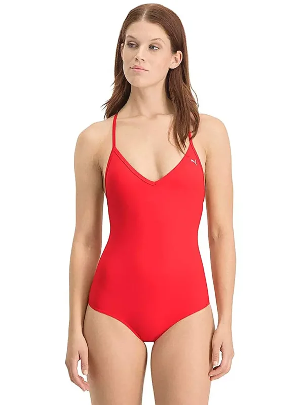 PUMADamen Badeanzug V-Neck Top-Seller