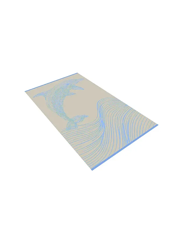 Must-Have VOSSENBadetuch Ocean Dance Stone