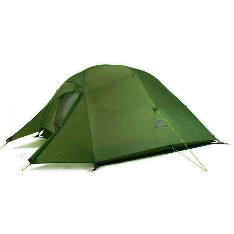 Direktkauf Naturehike Cloud Up 3 Trekkingzelt leicht 3 Personen kompakt grün