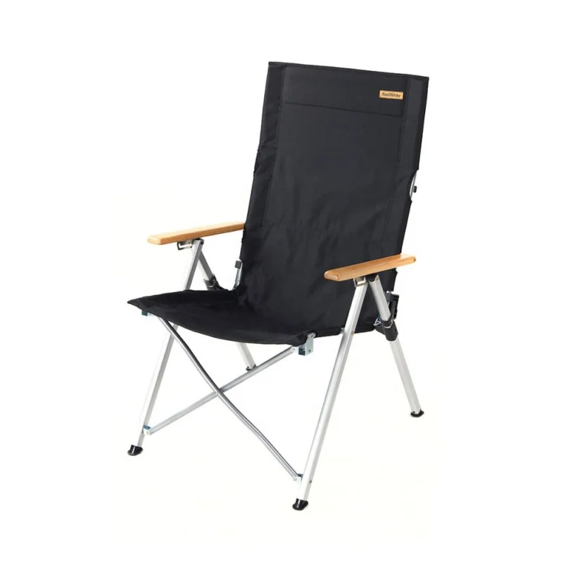 Must-Have Naturehike Liegestuhl Aluminium klappbar bequemer Campingstuhl schwarz