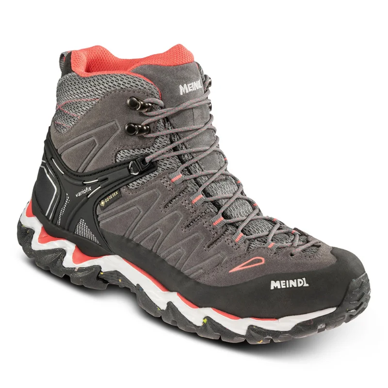 Meindl Lite Hike Lady GTX Damen Wanderschuhe anthrazit-rosé Aktuell
