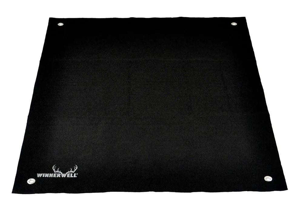 Winnerwell Feuerfeste Matte Schutzmatte aus Carbonfaser mit Aluminiumfolie Zertifiziert