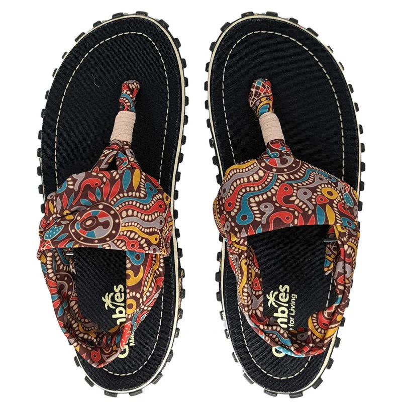 Gumbies Slingbacks Damen Zehentrenner aboriginal Solange Der Vorrat Reicht