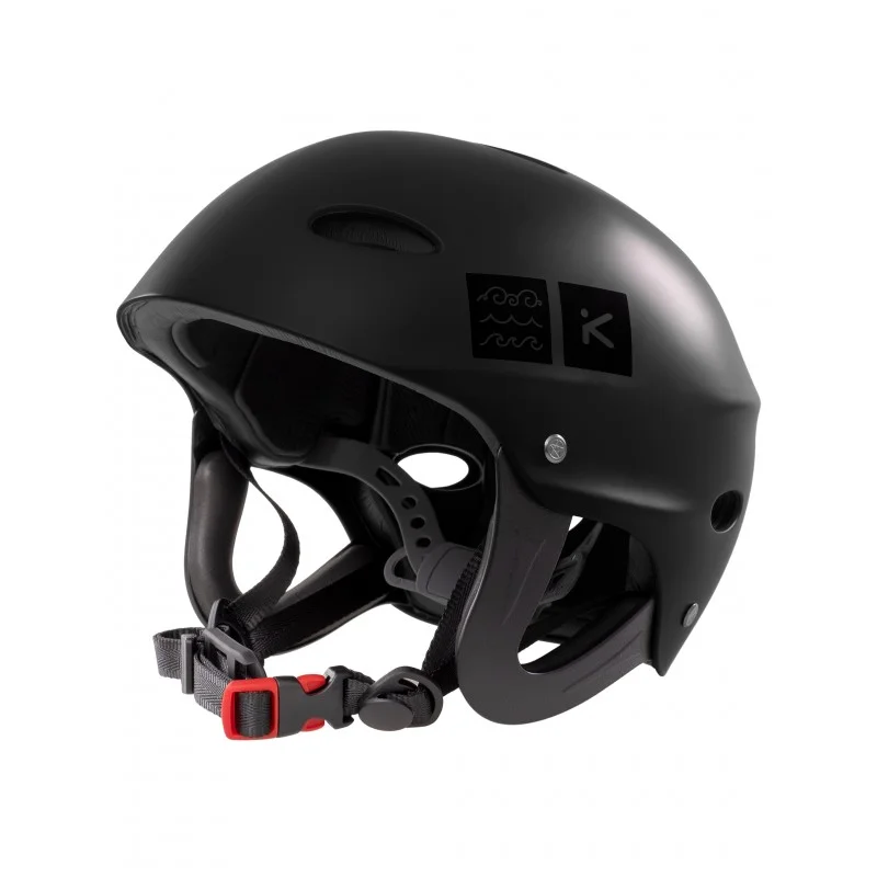 Sonderangebot Hiko Buckaroo + V.2 Kajakhelm Wassersport Paddel Helm mit Ohrenschutz black