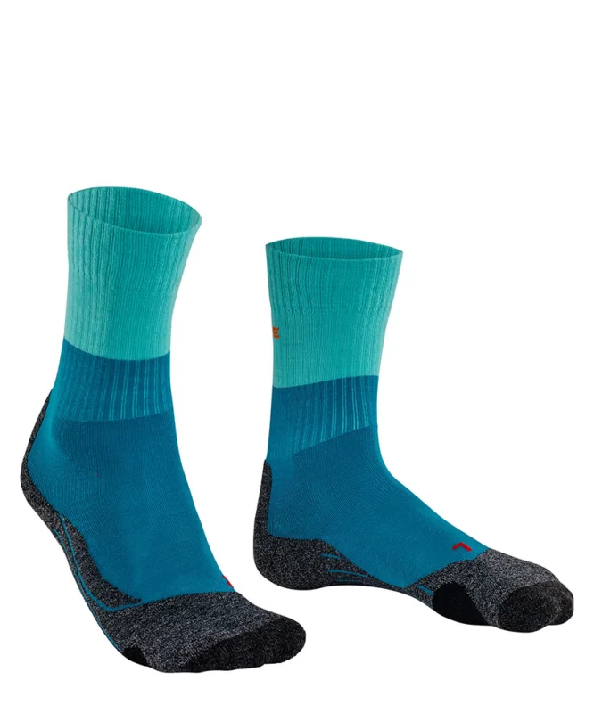 FALKE TK2 Damen Trekkingsocken Wandersocken lagoon Sale