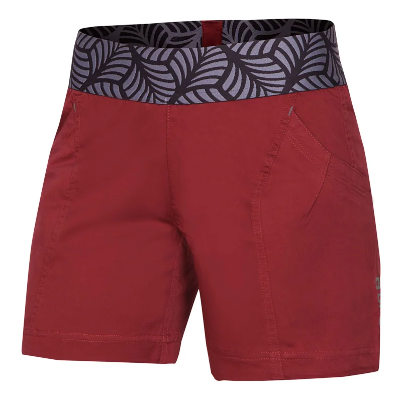 Wochenendangebot Ocun Pantera Organic Shorts Damen Kletter Shorts wine syrah