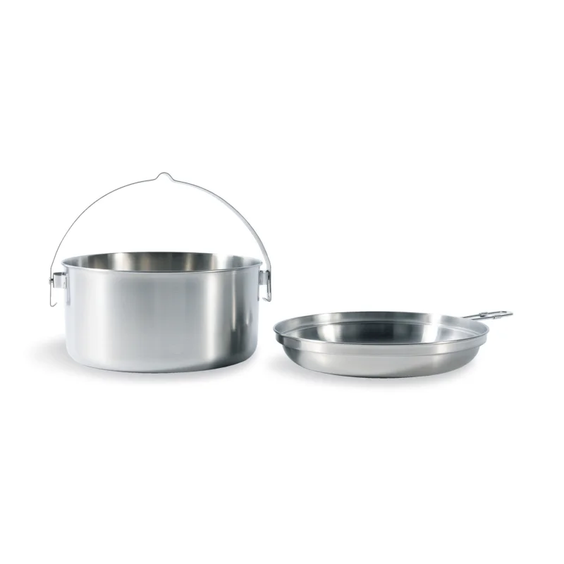 Zertifiziert Tatonka Kettle 4 Liter Camping Kochset Topf und Pfanne Campinggeschirr