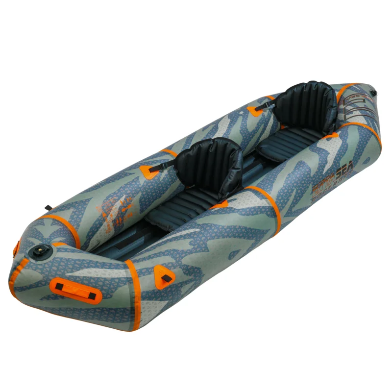Extasea Packraft 300 Double 2er Trekking Schlauchboot camouflage TPU ultra leicht Preiswert