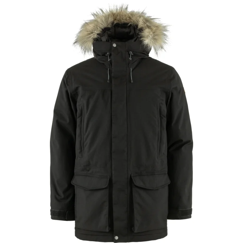 Abverkauf Fjällräven Nuuk Lite Parka Herren Wintermantel black