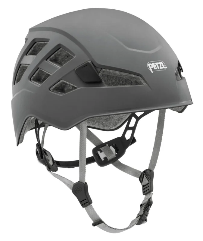 Petzl Boreo Helm zum Sportklettern und Bergsteigen Kletterhelm grau Finale Aktion