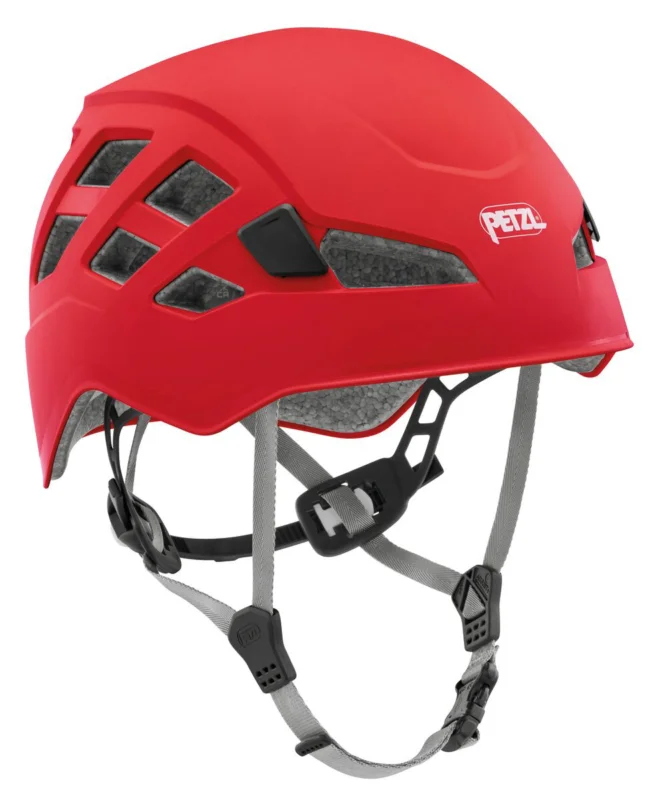 Petzl Boreo Helm zum Sportklettern und Bergsteigen Kletterhelm rot Rabatt