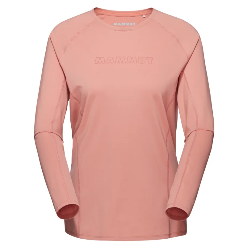 Preisknaller Mammut Selun FL Longsleeve Logo Damen Sweatshirt Langarm Shirt quartz dust