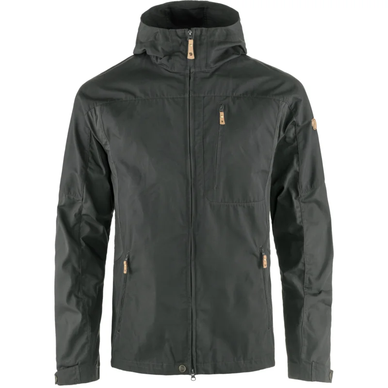 Expressversand Fjällräven Sten Jacket Herren Übergangsjacke dark grey