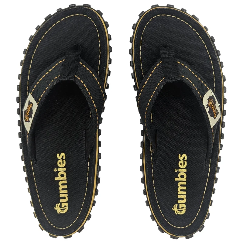 Gumbies Classic Zehentrenner Badelatschen black Billig