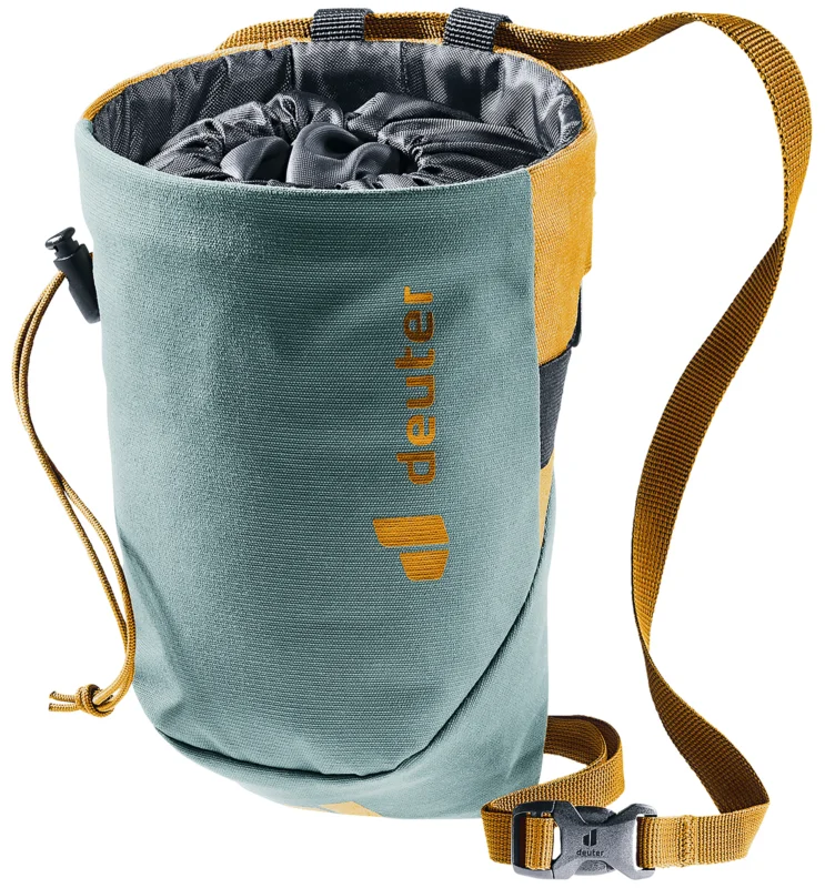 Sichere Zahlung Deuter Gravity Chalk Bag II L Beutel für Kletterkreide teal-cinnamon
