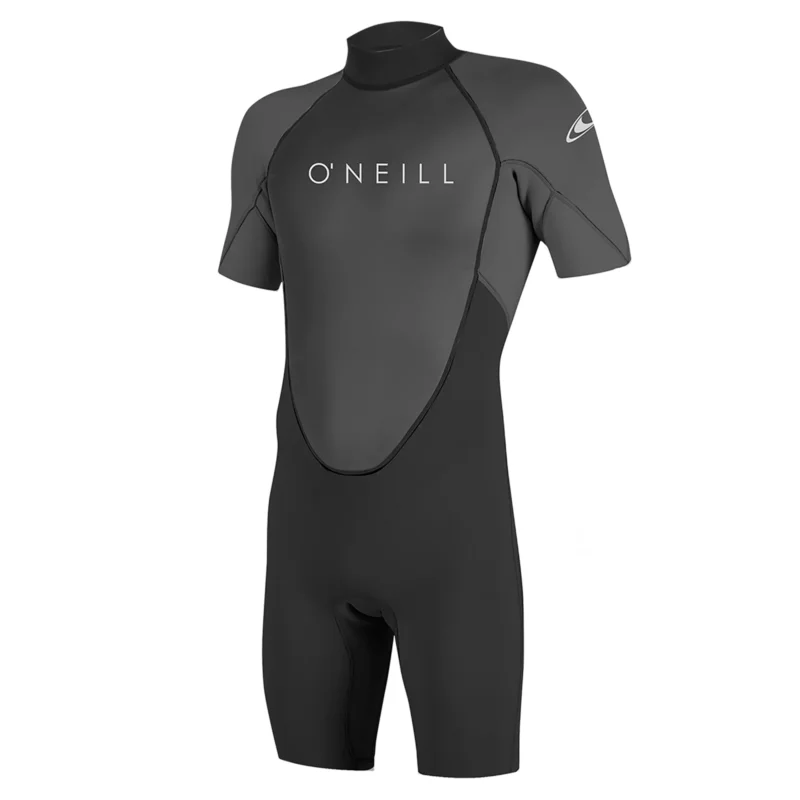 ONeill Reactor II 2mm Back Zip Spring Shorty Herren Neoprenanzug black-graphite Meistverkauft