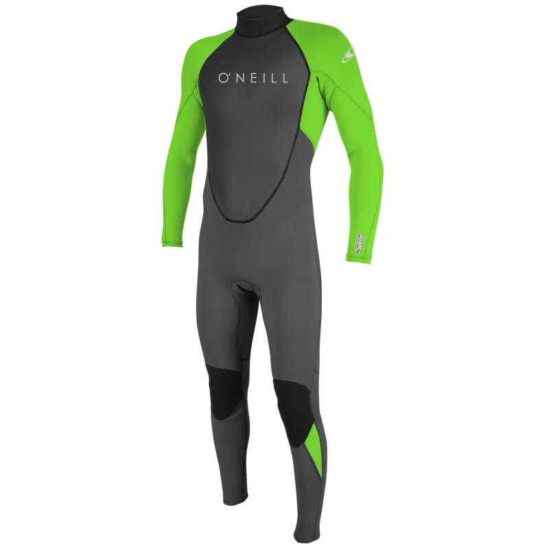 ONeill Youth Reactor-2 3/2 Back Zip Full Kinder Neoprenanzug graphite-dayglo Zertifiziert