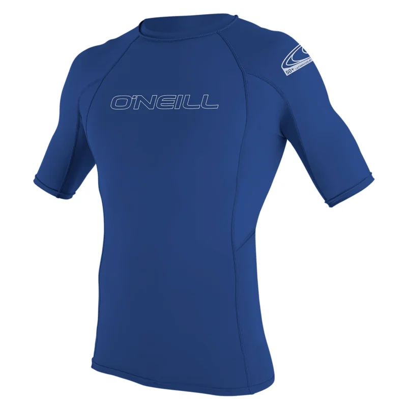Oneill Basic Skins Shortsleeve Herren Rash Guard pacific Super-Preis