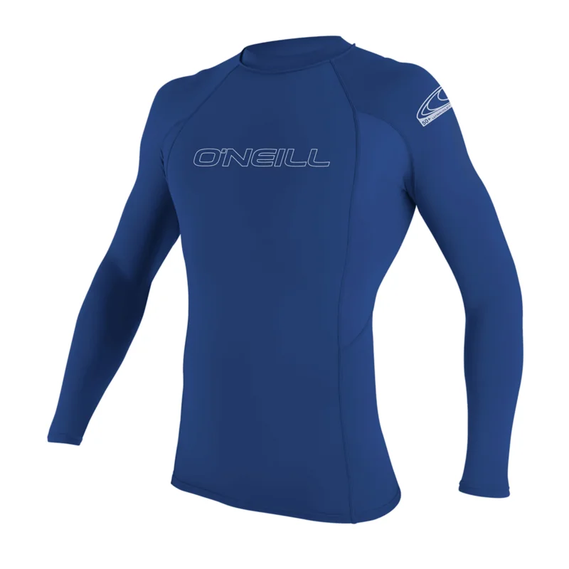 ONeill Basic Skins Longsleeve Herren Rashguard pacific Neue Kollektion