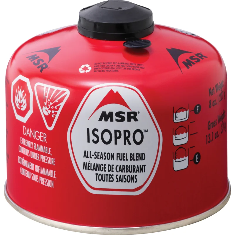 MSR IsoPro Canister 227g Gaskartusche Kartuschenbrennstoff Aktuell