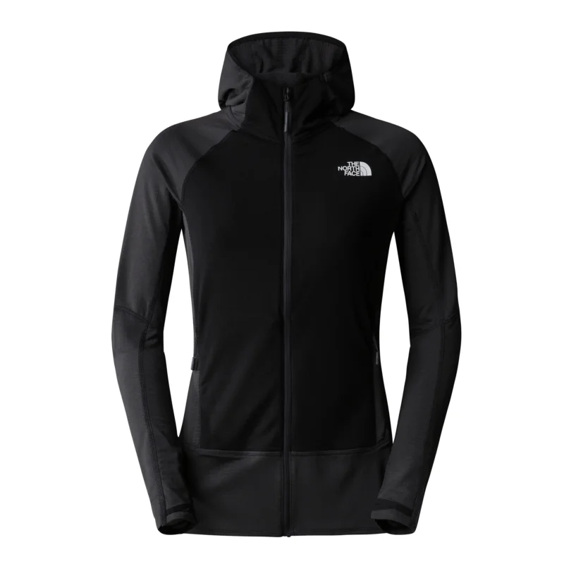 The North Face Bolt Polartec Hoodie Damen Fleecejacke asphalt grey-black Preiswert