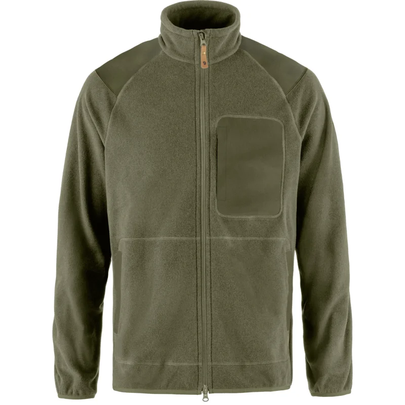 Must-Have Fjällräven Värmland Fleece Jacket Herren Fleecejacke laurel green