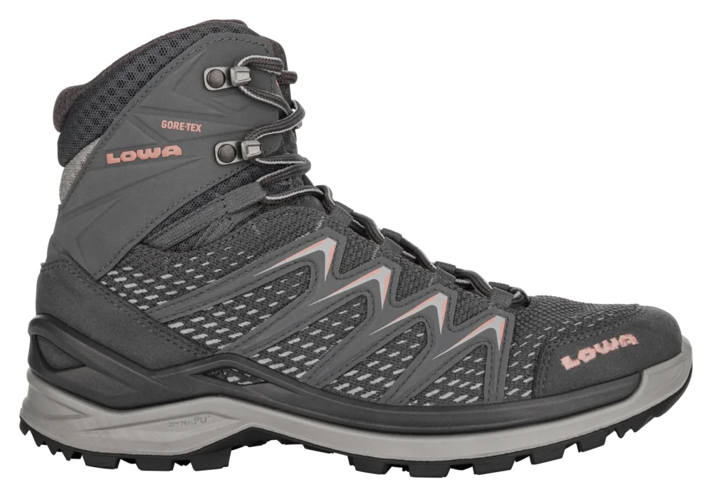 Lowa Innox Pro GTX MID Damen Wanderschuhe anthrazit-rose Expressversand