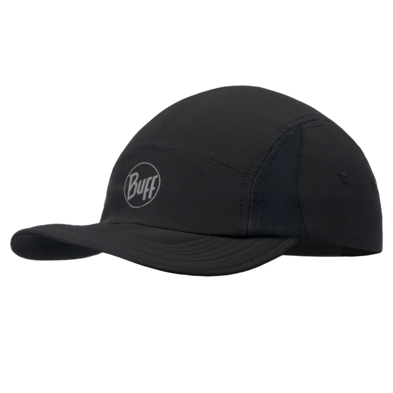 Buff 5 Panel Go Cap Kappe Basecap solid black Abverkauf