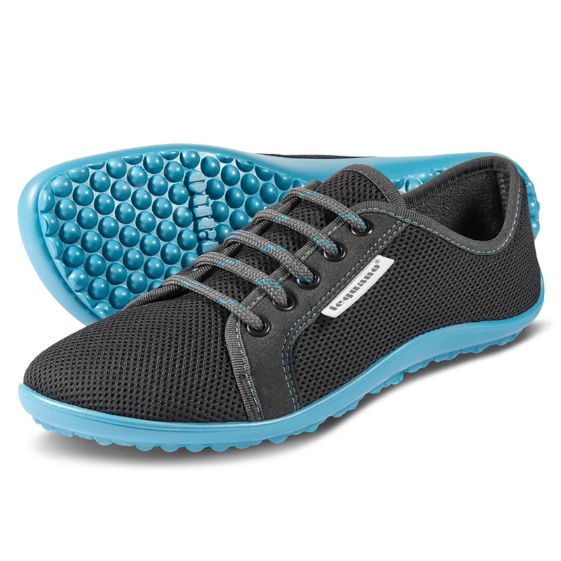 Bestpreis Leguano Aktiv Barfußschuhe für Damen und Herren anthrazit-blau