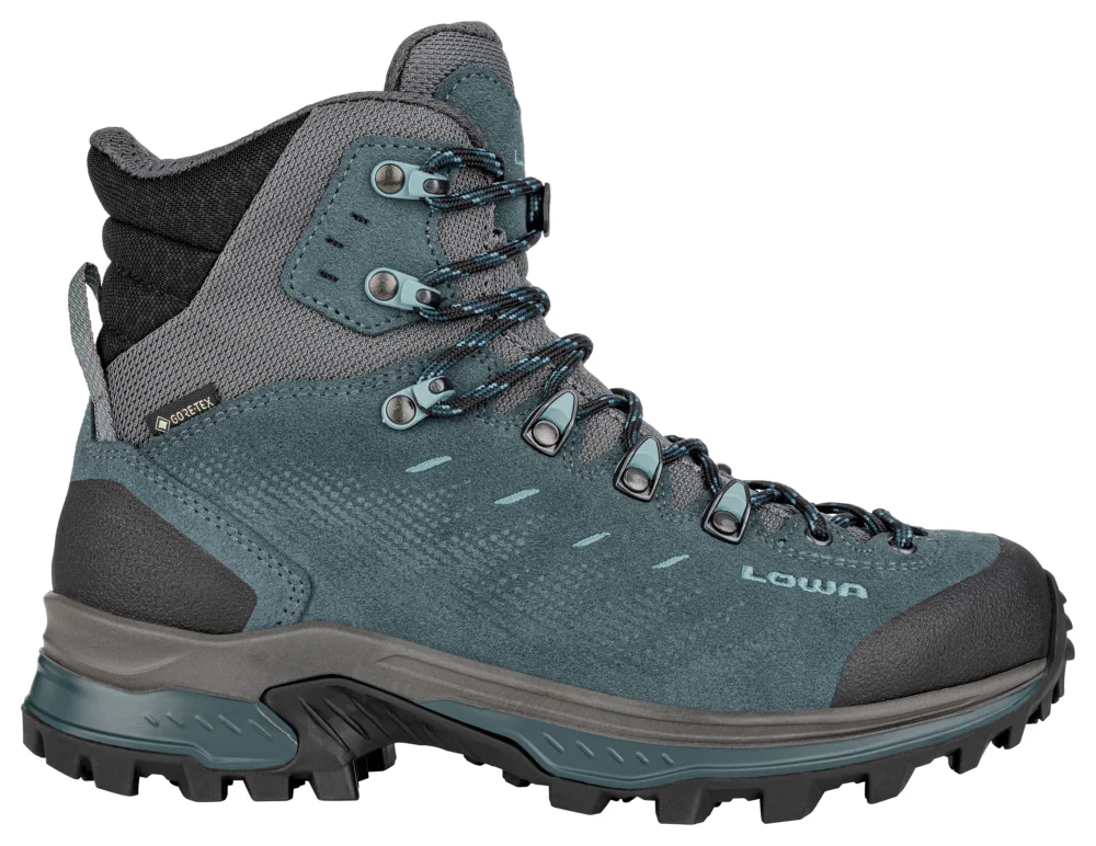 Ausverkauf Lowa Randir GTX MID Ws Damen Trekkingschuhe petrol-arktis