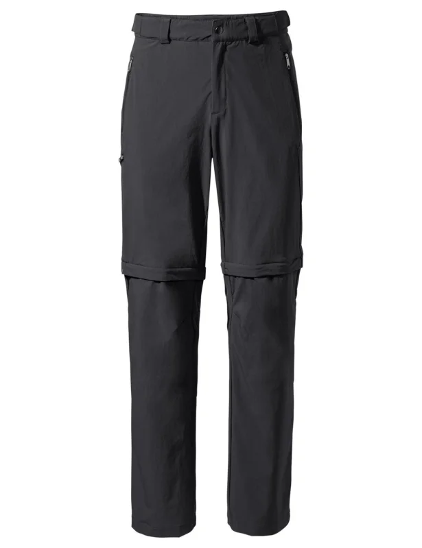 Vaude Farley Stretch T-Zip Pants III Short Herren Zip-Off Wanderhose black Abverkauf