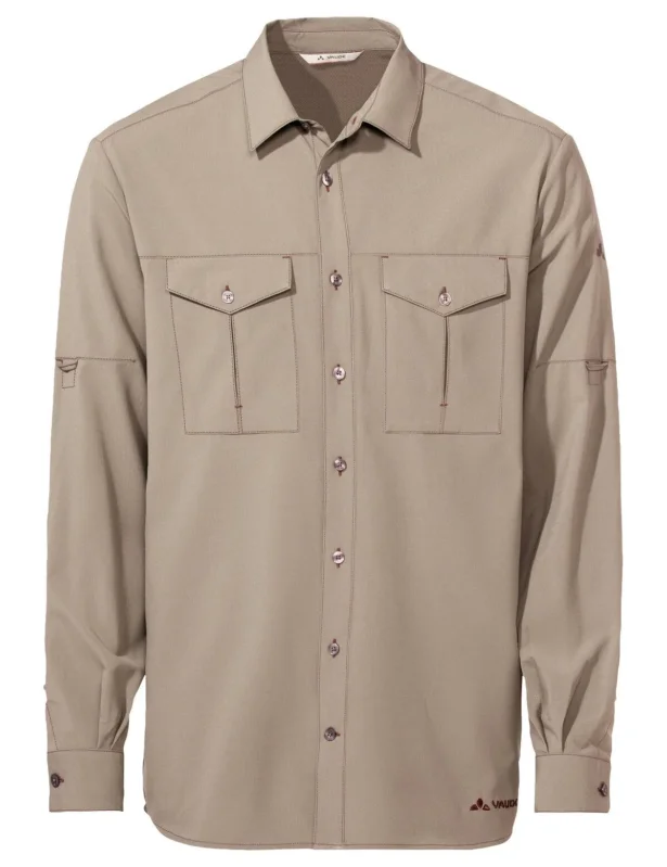 Vaude Rosemoor II LS Shirt Herren Langarmshirt Hemd linen uni Direkt Vom Hersteller