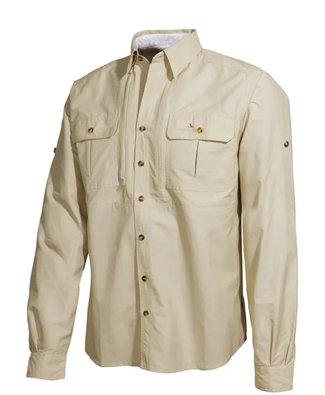 Viavesto Eanes Herren Hemd langarm sand Neue Ware
