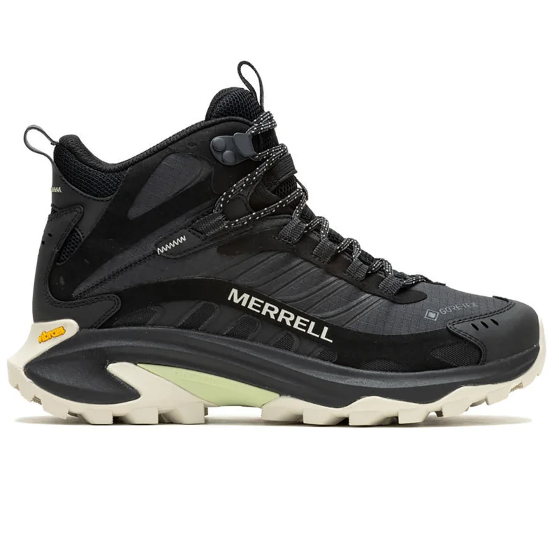 Expressversand Merrell Moab Speed 2 Mid GTX Damen Wanderschuhe Trailrunning black