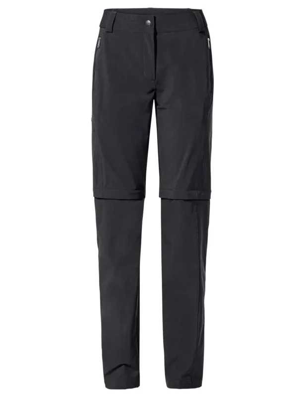 Neuheit Vaude Farley Stretch Zip Off T-Zip Pant II Kurzgröße Damen Trekkinghose black
