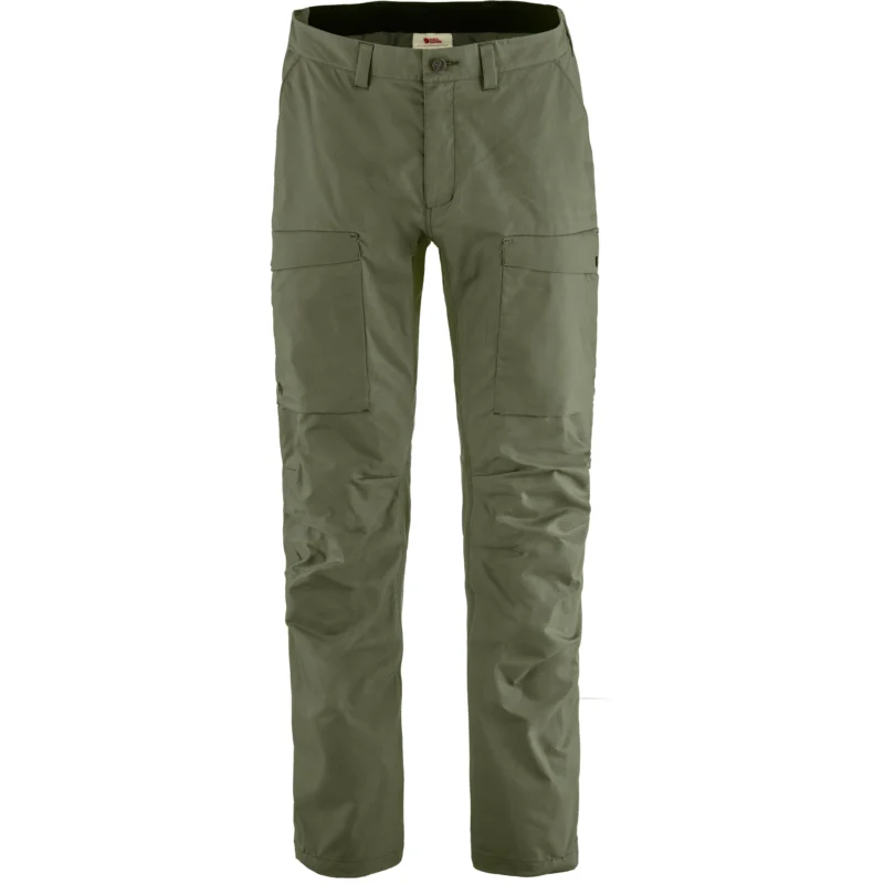 Fjällräven Abisko Hybrid Trail Trousers Herren Wanderhose laurel green Finale Aktion