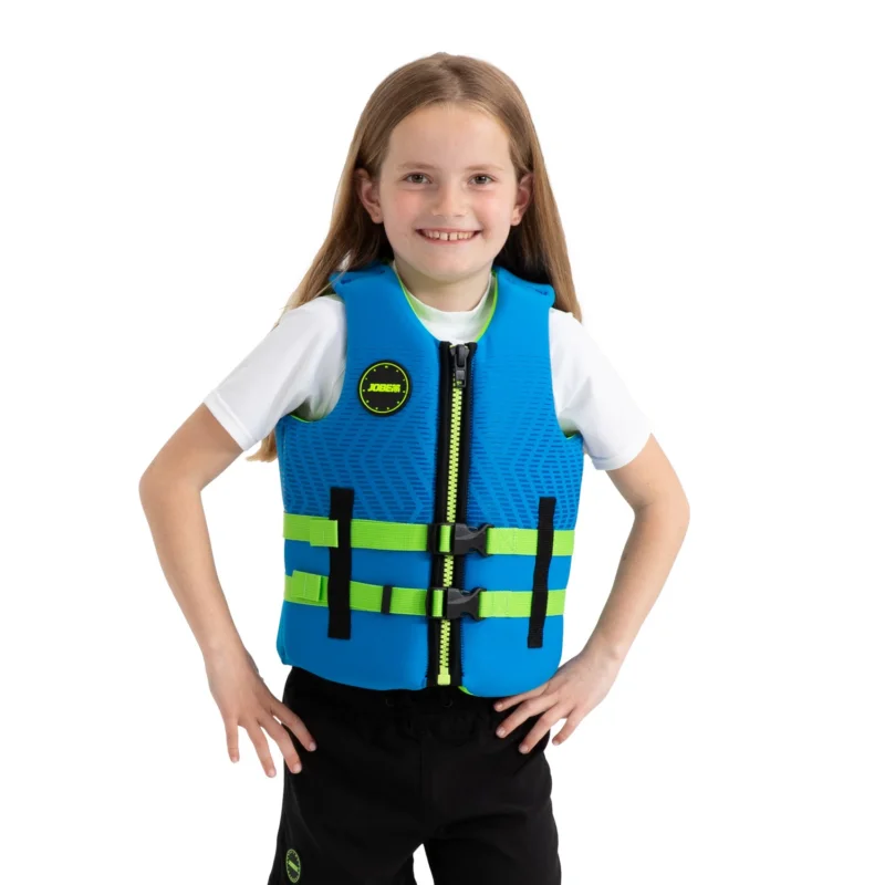 Jobe Neoprene Vest Youth Kinder Neoprenweste Prallschutzweste blue Versand Am Gleichen Tag