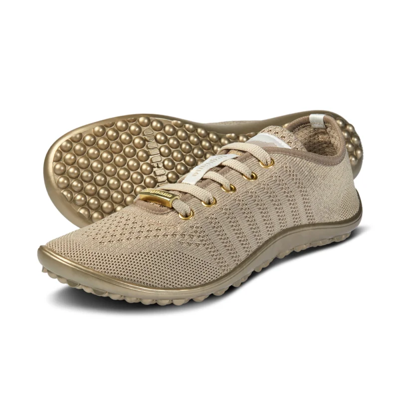 Leguano Go Barfußschuhe für Damen und Herren gold Ausverkauf