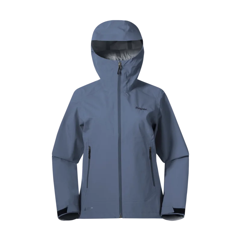 Neue Kollektion Bergans Essentials Shell 3L Jacket Damen Hardshelljacke granite blue