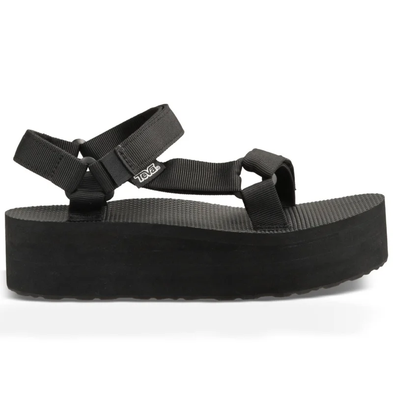 Teva Flatform Universal Damen Freizeitsandale black Super-Preis