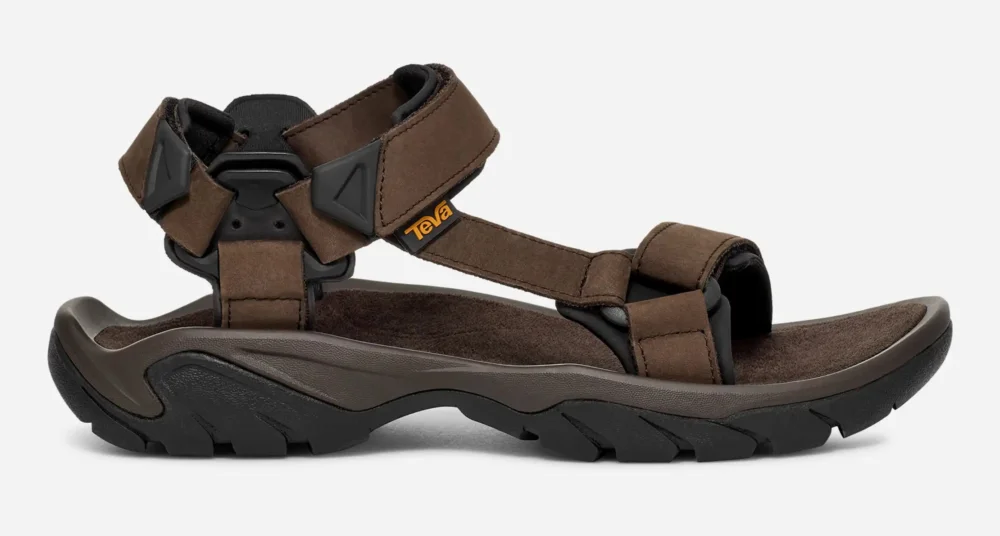 Teva Terra Fi 5 Universal Leather Herren Trekkingsandale turkish coffee Bestpreis