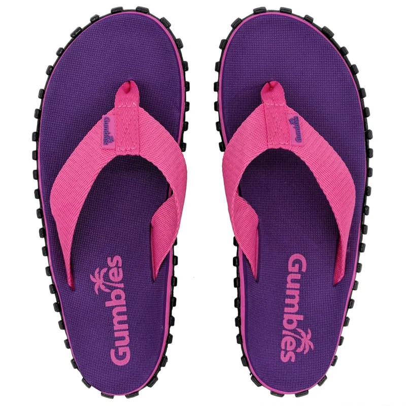 Kracherpreis Gumbies Duckbill Damen Zehentrenner Badelatschen purple-pink