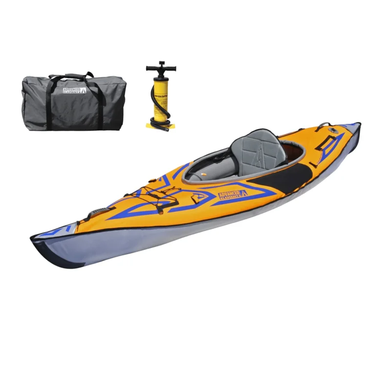 Advanced Elements Advanced Frame TM Sport Kajak Luftboot mit Pumpe orange-blue Schnäppchen