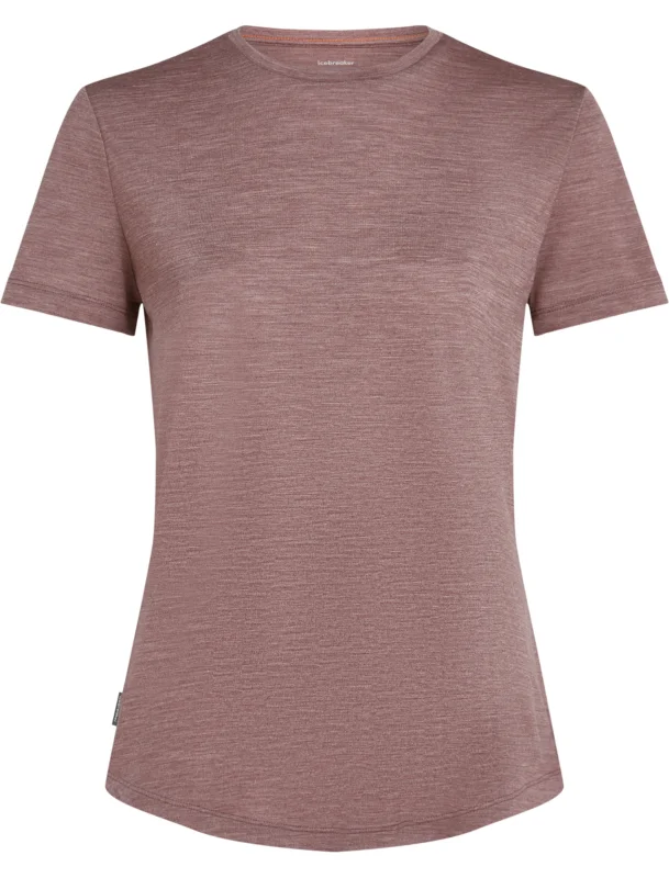 Begrenztes Angebot Icebreaker Merino 125 Cool-Lite Sphere III Tshirt Kurzarmshirt Damen carob heather