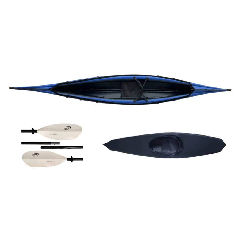 Nortik Scubi Speed Jubelpaket Hybrid Kajak 1 Personen Faltkajak Luftboot Begrenztes Angebot